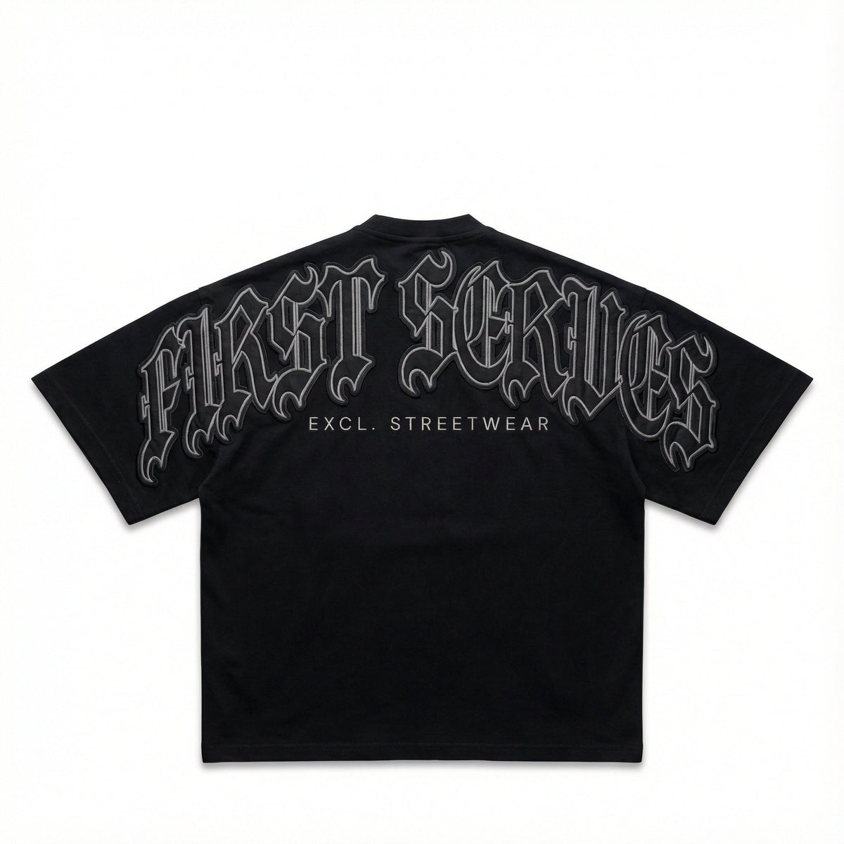 Black/White 'FS/2026' Oversized Tee - Getgot™ ClothingXS