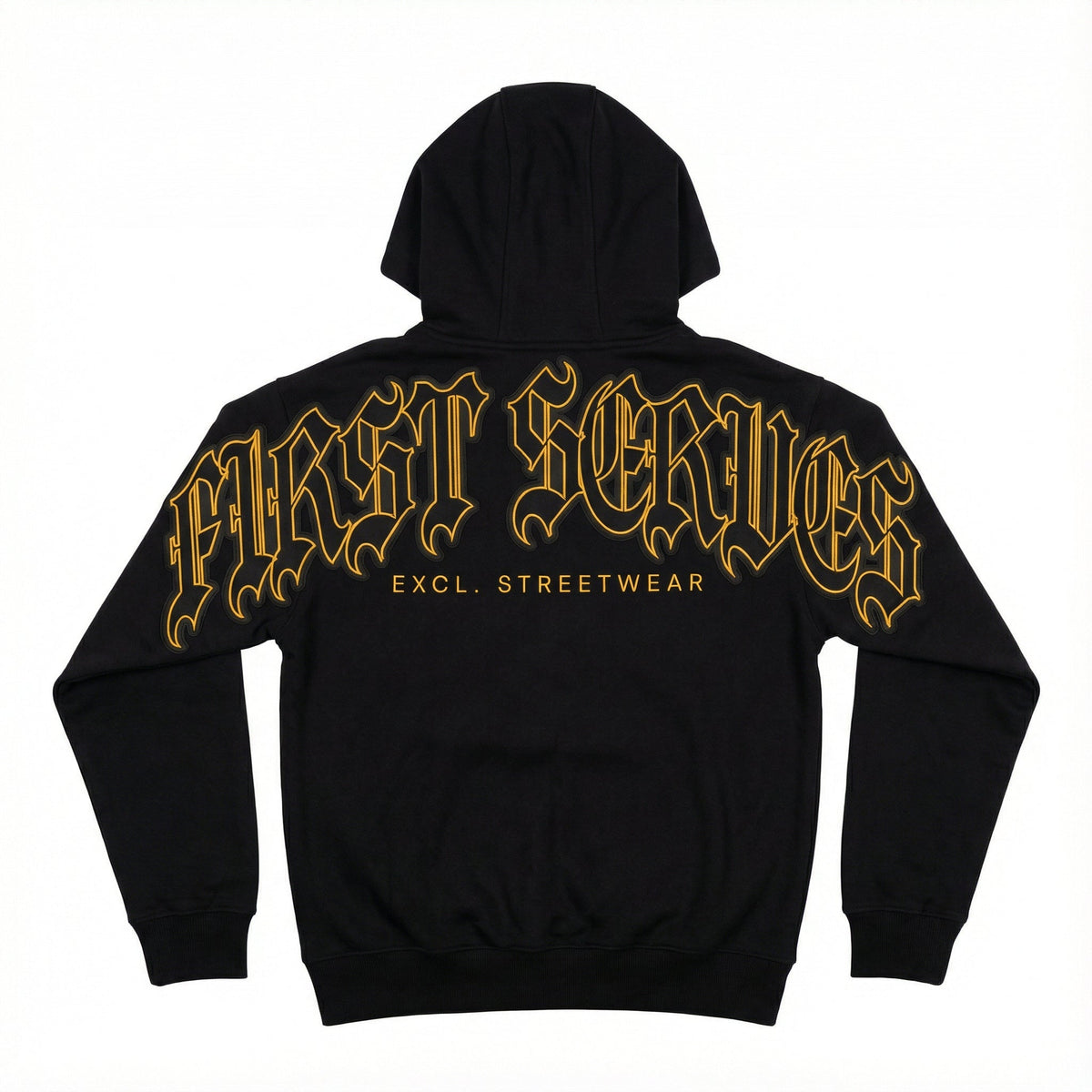 Black/Yellow 'FS/2026' OS Hoodie - Getgot™ ClothingXS