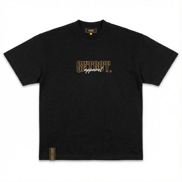 Black/Yellow 'FS/2026' Oversized Tee - Getgot™ ClothingXS