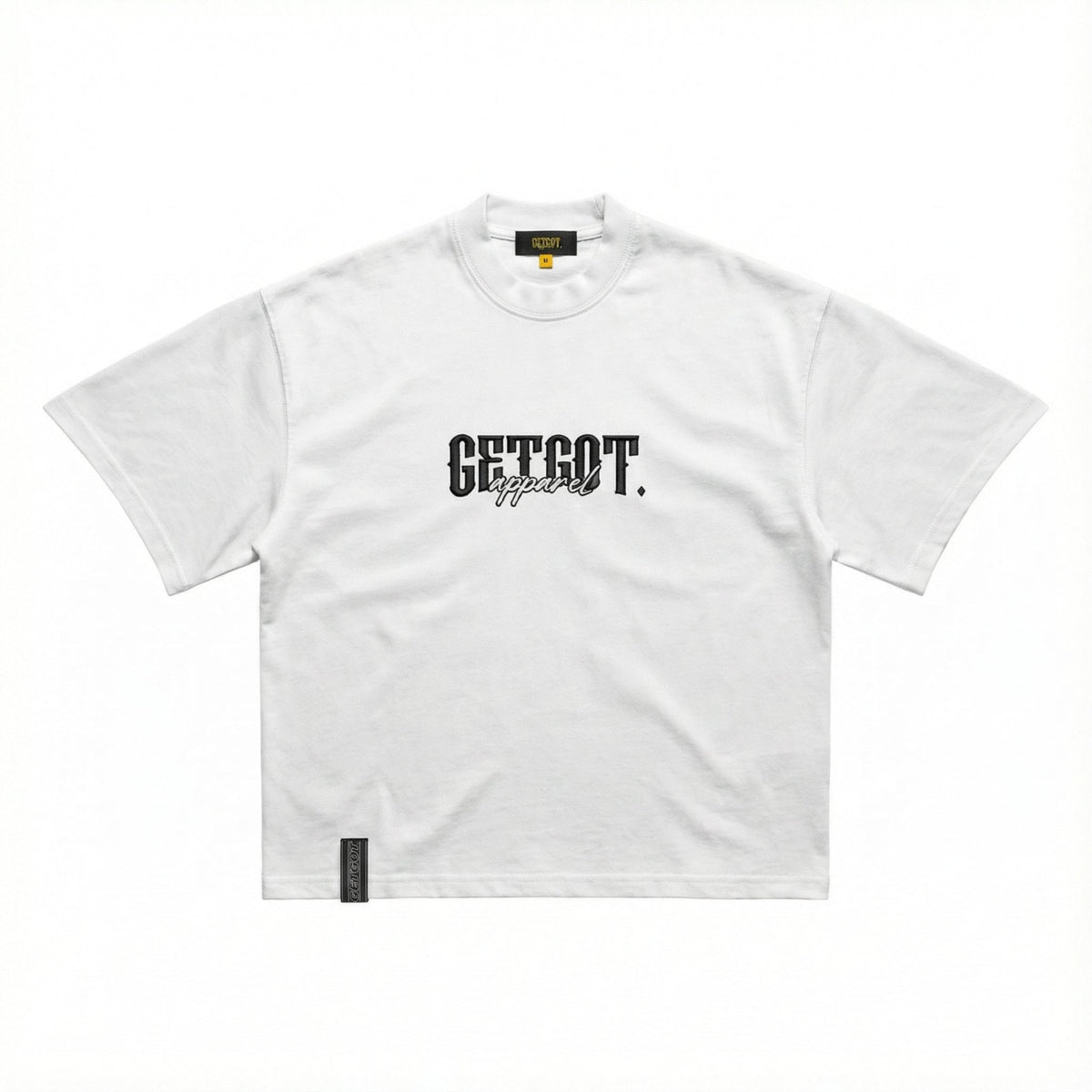 White/Black 'FS/2026' Oversized Tee - Getgot™ ClothingXS