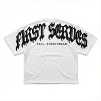 White/Black 'FS/2026' Oversized Tee - Getgot™ ClothingXS